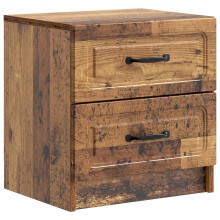 vidaXL Bedside Cabinet Old Wood 43 x 34.5 x 44.5 cm Engineered Wood