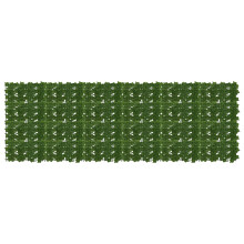 vidaXL Balcony Screen with Leaves Green 300 x 100 cm