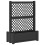 VidaXL vidaXL Großer Pflanzer mit Spalier Anthrazit 99,5 x 43 x 133,5 PP 1