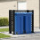 VidaXL vidaXL Mülltonnengitter Anthrazit 123 x 47 x 114 cm PP 1