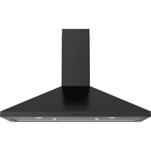 Leisure H1001PK Built In 100cm 3 Speeds Chimney Cooker Hood Black C Rated