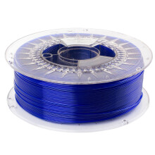 Spectrum 3D Filament / PET-G Premium / 1,75mm / Tranparent Blue / Blau Durchsichtig / 1kg