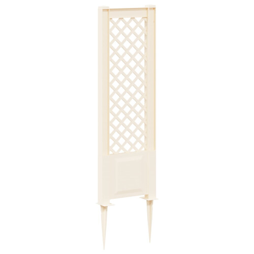 VidaXL vidaXL Trellis mit Spike PP Weiß 1