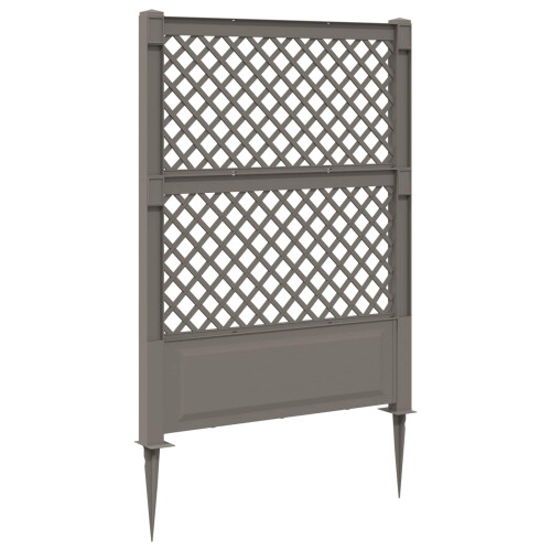 VidaXL vidaXL Trellis mit Spike PP Grau 1