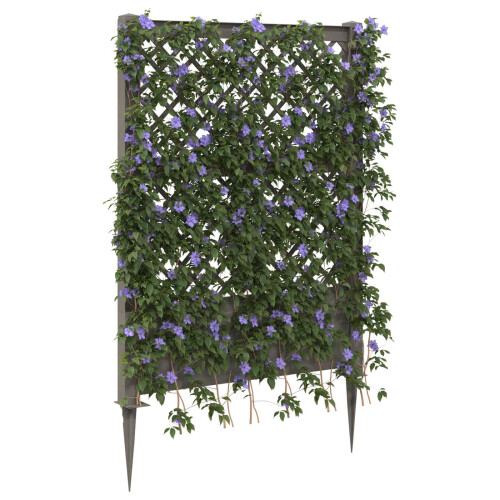 VidaXL vidaXL Trellis mit Spike PP Grau 2