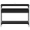 VidaXL vidaXL Console Table Black oak 100 x 29 x 75 cm Engineered wood 5