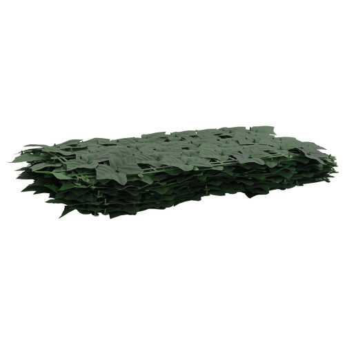 VidaXL vidaXL Balcony Screen with Leaves Dark Green 400 x 100 cm 1