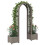 VidaXL vidaXL Rosenbogen mit Pflanzer Grau 168,5 x 43 x 207 cm PP 2