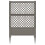 VidaXL vidaXL Trellis mit Spike PP Grau 4