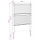 VidaXL vidaXL Trellis mit Spike PP Grau 7