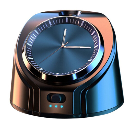 Car Air Purifier Essential Oil Diffuser Rechargeable Car SUV Instrument with Clock Night Light Function