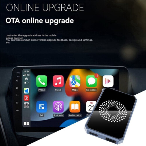 Carplay Adapter Wireless Carplay to Android AI Box Carplay/Android Auto/to Android13 with HD Port Support Split-Screen B