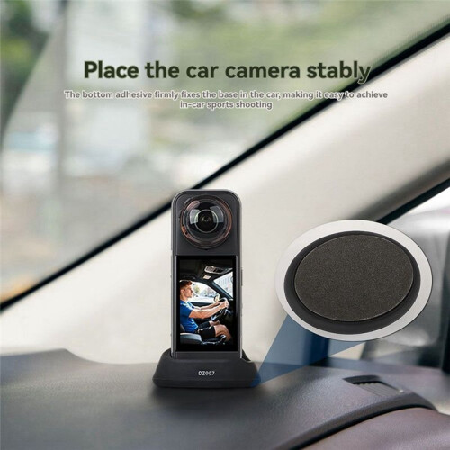 Upright Silicone Base for  X5 Camera Desktop Support Car Mount Desktop Adhesive Base Bracket for  X4 A