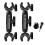 Motorcycle Bike Action Camera Mount Kit for  X4  Double  Powerful Clamp Handlebar Bracket 2