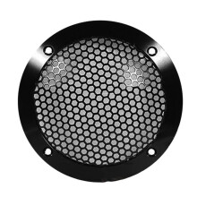 Aluminum Car Tweeter Speaker Grill Cover, 3 Inch, Full Metal Mesh Grille for Audio Enhancement Black