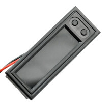 Car Clock Universal Automotive Digital Clock Date 3 in 1 LCD Display Electronic Temperature Noctilucent Trim