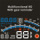 Monitor Plano de Carro OBDII EUOBD 5.5 Polegadas Projetor de PáRa-Brisa HUD Display Lembrete de MudançA de Temperatura da áGua. RPM /H 6