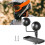 Motorcycle Helmet Display Stand with Adjustable Hook Wall Mounted Organize Caps Jackets & Accessories. Universal Fit 3
