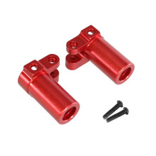 RC Auto Upgrade Achteras As Cup Kit voor 1/12 MN128 MN86 G500 RC Auto Upgrade Onderdelen Rood