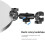 Motorcycle Bike Action Camera Mount Kit for  X4  Double  Powerful Clamp Handlebar Bracket 4
