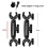 Motorcycle Bike Action Camera Mount Kit for  X4  Double  Powerful Clamp Handlebar Bracket 8