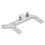 Steering Servo Mount Bracket Support Servo Mount Bracket for 1/10  Trx4 -4 Crawler RC Upgrade Parts Silver 3