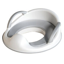 Toddler Potty Training Toilet with Handles, Non-Slip Rubber Rim, Urine Guard, Fits Round & Oval Toilets