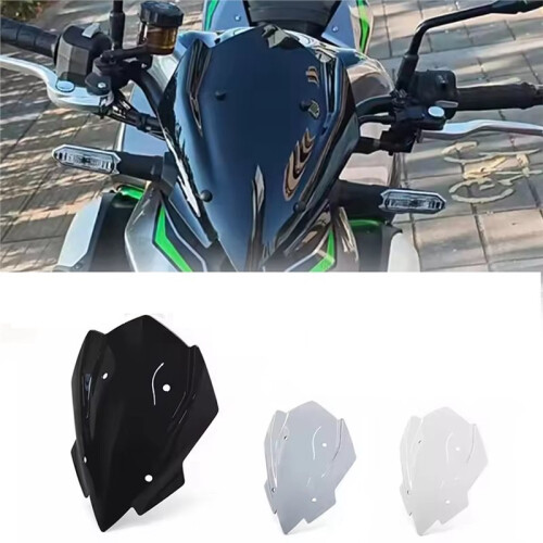 Motorcycle Windscreen Windshield Wind Screen Deflectors Protector for  Z900 2025 2026 Z 900 SE Black
