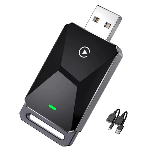 Car Wireless Carplay Android Auto 2in1 Box Wired to Wireless Dongle Plug& CarPlay Box   Box