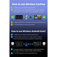 2-in-1 Bekabelde Naar Draadloze CarPlay-Dongle voor Android-Autoadapter USB-Dongle AI BOX Plug And voor OEM-Autoverbinding
