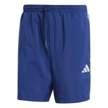 (XS, Dark Blue/White) Adidas Mens 3 Stripes Shorts