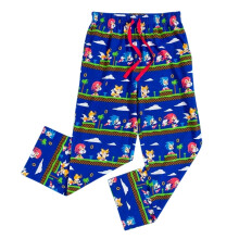 (3XL, Blue) Sonic The Hedgehog Mens Pixel Lounge Pants