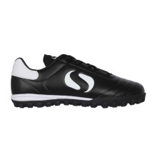(2 UK, Black/White) Sondico Childrens/Kids Strike Astro Turf Trainers
