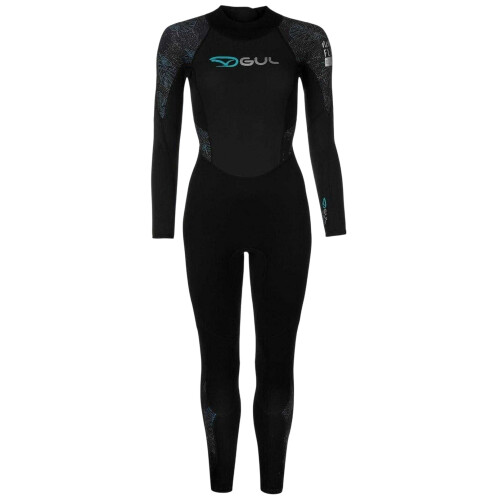 (10 UK, Black) Gul Womens/Ladies Core Full Wetsuit
