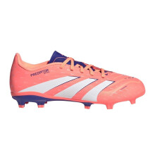 (13 UK Child, Orange/White) Adidas Childrens/Kids Predator League Firm Ground Football Boots