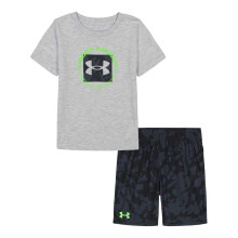 (4-5 Years, Grey) Under Armour Childrens/Kids Heather T-Shirt & Shorts Set