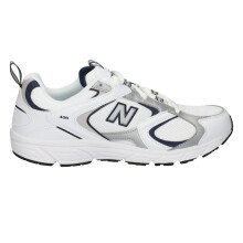 (5 UK, White/Navy) New Balance Childrens/Kids 408 Running Trainers