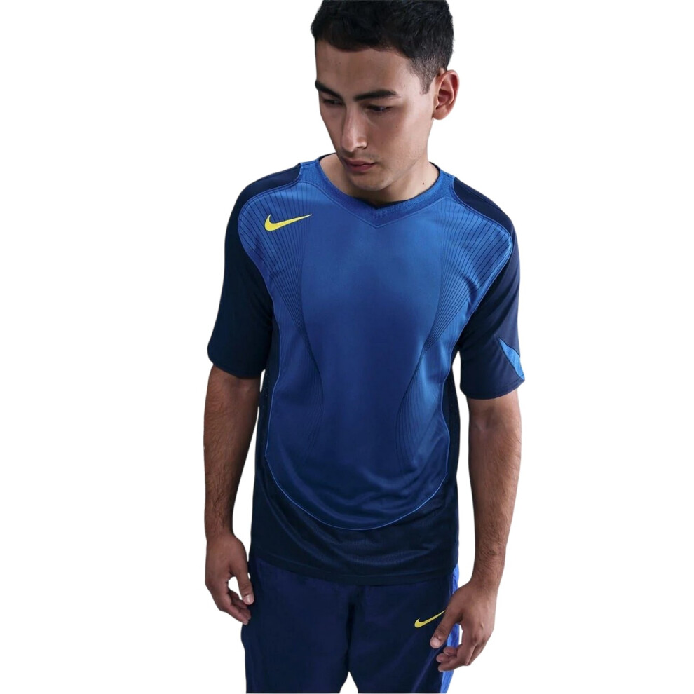 Nike (L, Midnight Navy) Mens T90 Logo Short-Sleeved T-Shirt
