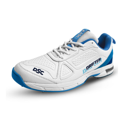 Dsc Herren Drifter Cricket Schuhe, Farbe-Bl23, Größe-8, Weiß