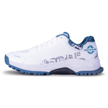 Nivia Crick-1000 2.0 Cricket Schoenen Voor Mannen | Voor Comfort En Betrouwbaarheid, Ideaal Voor Elke Cricketer (Wit/Gulf Coast) Maat-UK0