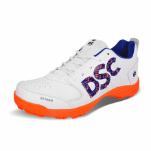 Zapatos de Cricket Dsc Beamer para Hombre (5 UK, Naranja-Fluorescente-Blanco)