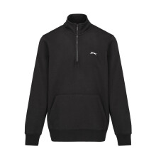 (XS, Black) Slazenger Mens Quarter Zip Fleece