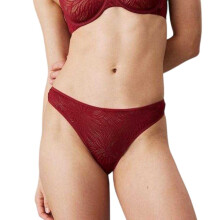 (10 UK, Syrah) Calvin Klein Womens/Ladies Marquisette Sheer Thong