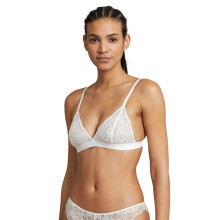 (14 UK, Ecru) Ralph Lauren Womens/Ladies Triangle Lace Bralette