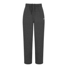 (L, Charcoal Marl) Slazenger Mens Fleece Open Hem Trousers