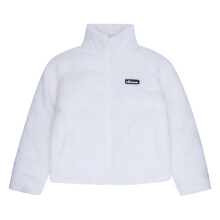 (XXL, Off White) Ellesse Mens Quilted Teddy Fleece Jacket