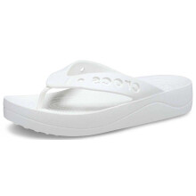 Crocs Women Baya Flip 208395-100 White W9