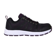 (8 UK, Black) Dunlop Womens/Ladies Reno Memory Foam Safety Shoes