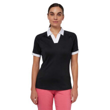 (12 UK, Caviar) Callaway Womens/Ladies Collared Raglan Polo Shirt