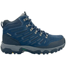 (8.5 UK, Navy) Karrimor Mens Mount Mid Leather Waterproof Walking Boots